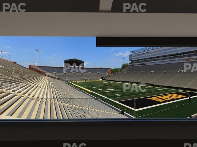 Kinnick Stadium - Section Ironmen Box 21 Seat View