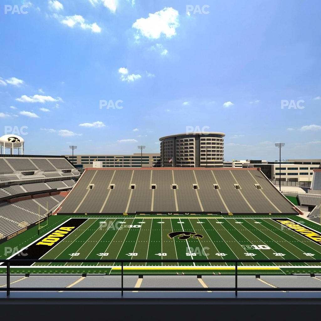 Kinnick Stadium - Section Mediacom Outdoor Club Seat View