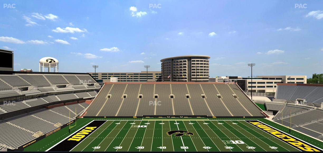 Kinnick Stadium - Section Mediacom Outdoor Club Seat View