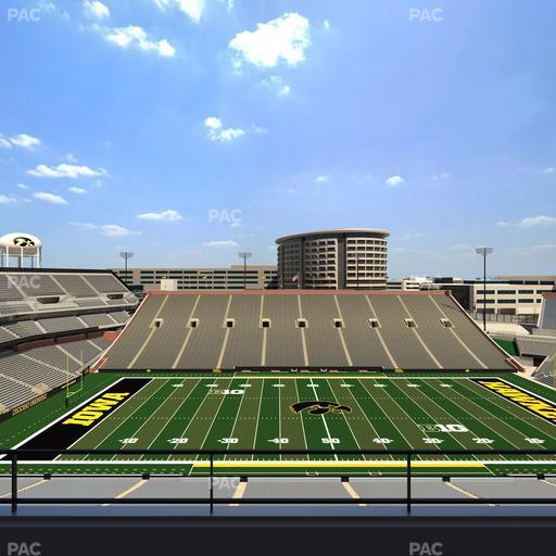 Kinnick Stadium - Section Mediacom Outdoor Club Seat View