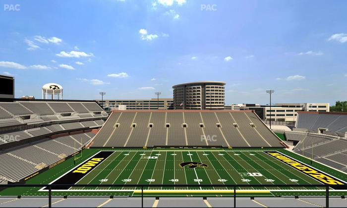 Kinnick Stadium - Section Mediacom Outdoor Club Seat View