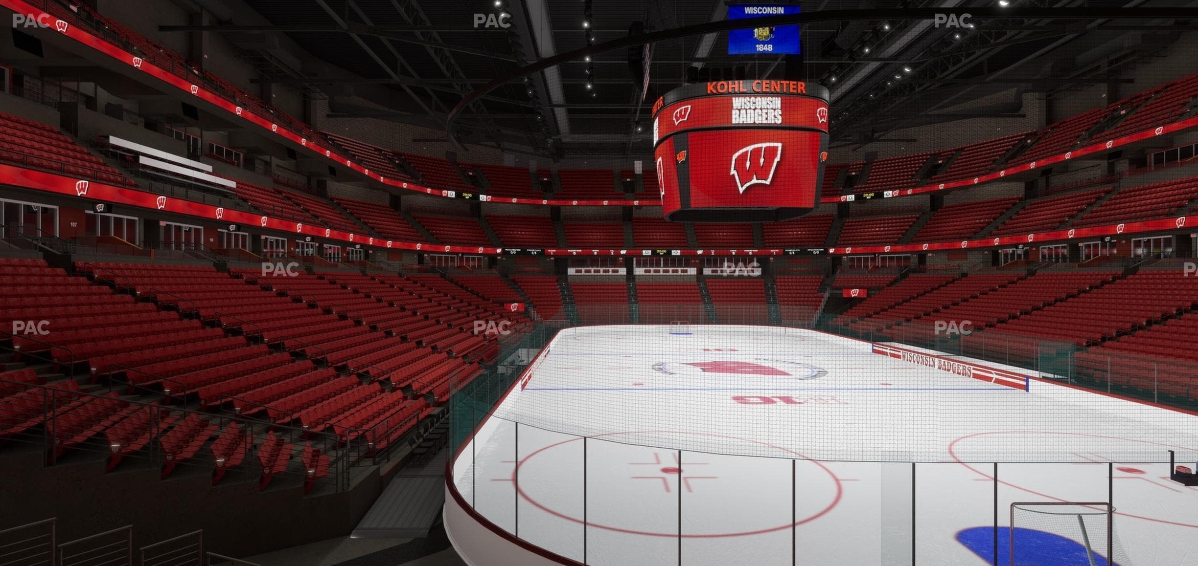 Kohl Center - Section 102 Seat View