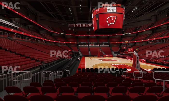 Kohl Center - Section 102 Seat View