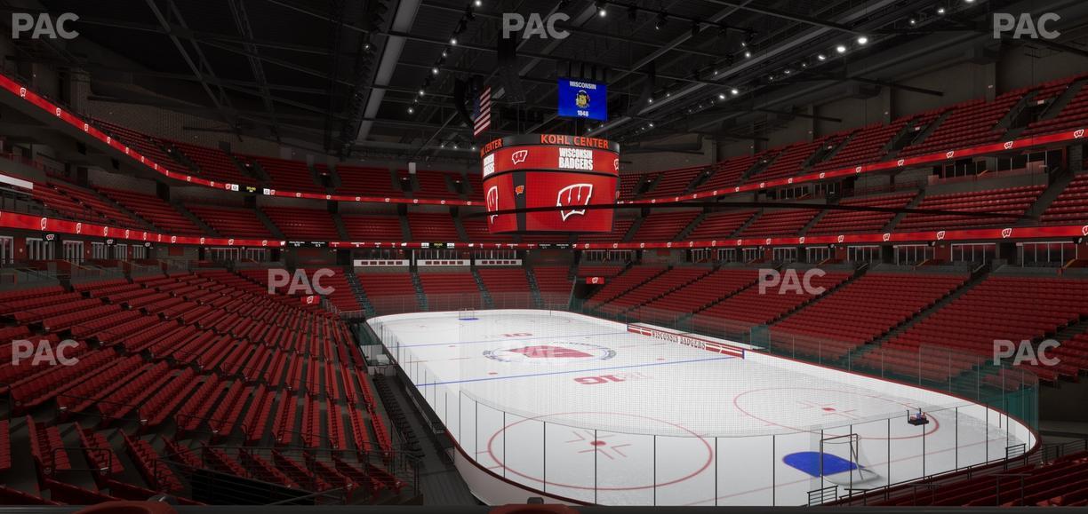 Kohl Center - Section 103 Wc Seat View