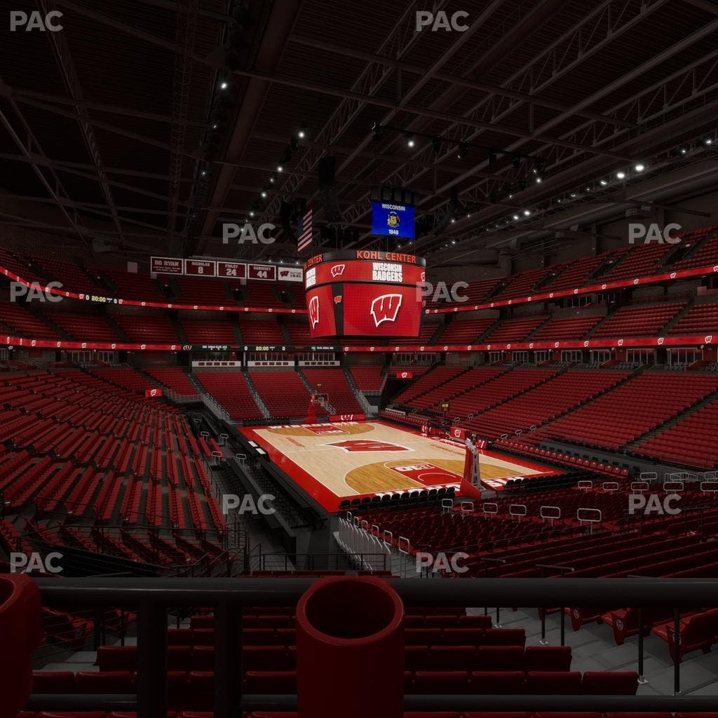 Kohl Center - Section 103 Wc Seat View