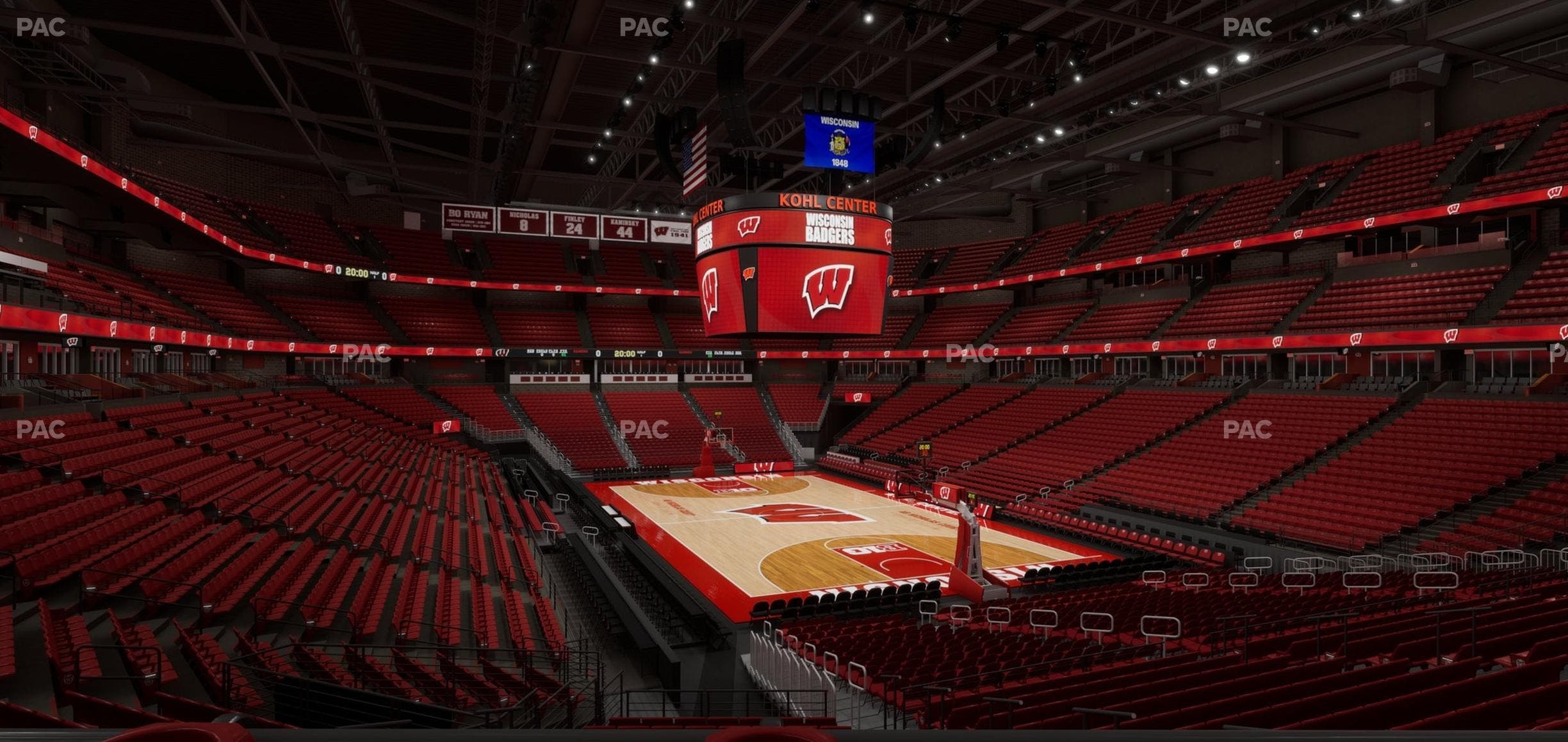 Kohl Center - Section 103 Wc Seat View