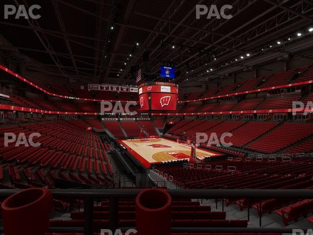 Kohl Center - Section 103 Wc Seat View