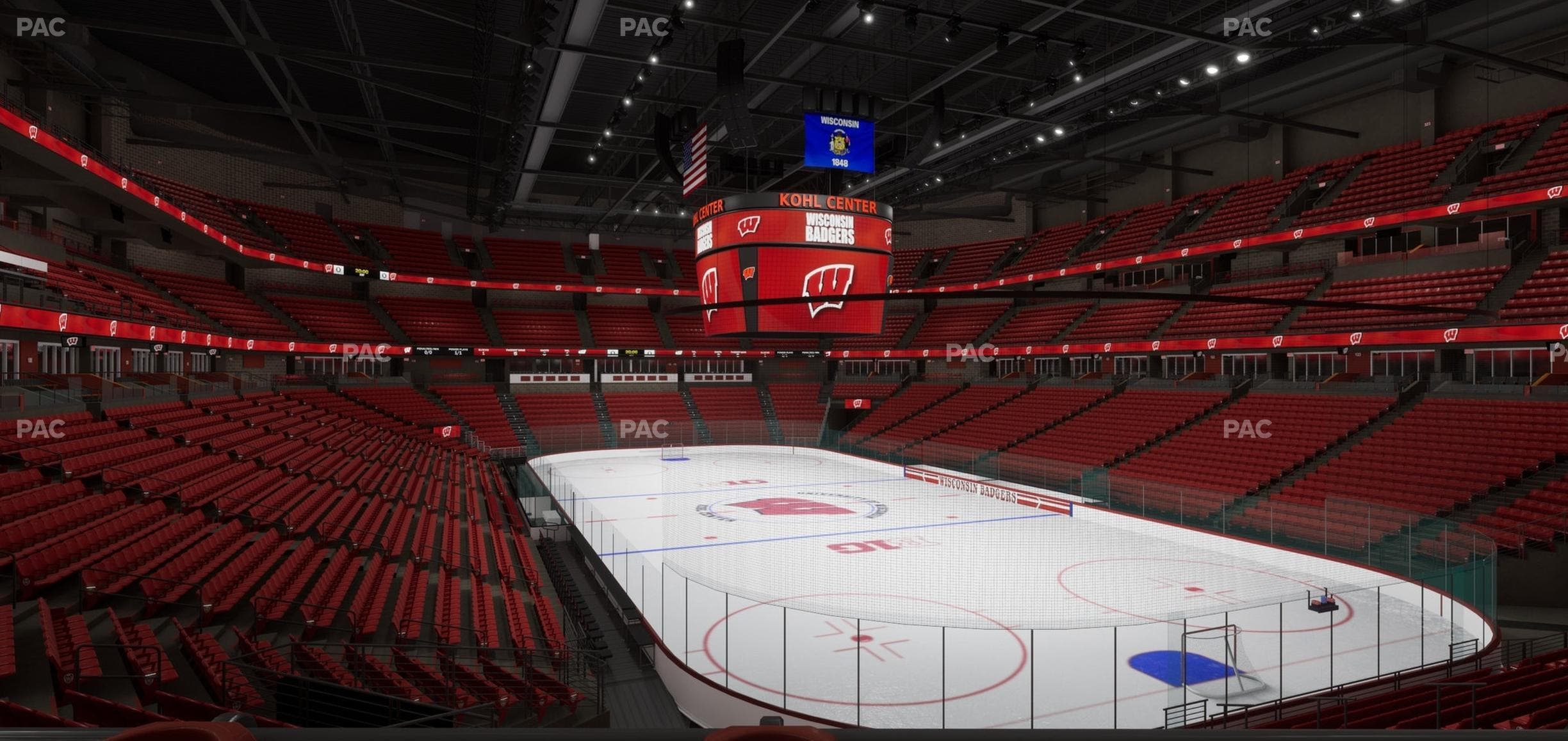 Kohl Center - Section 103 Wc Seat View