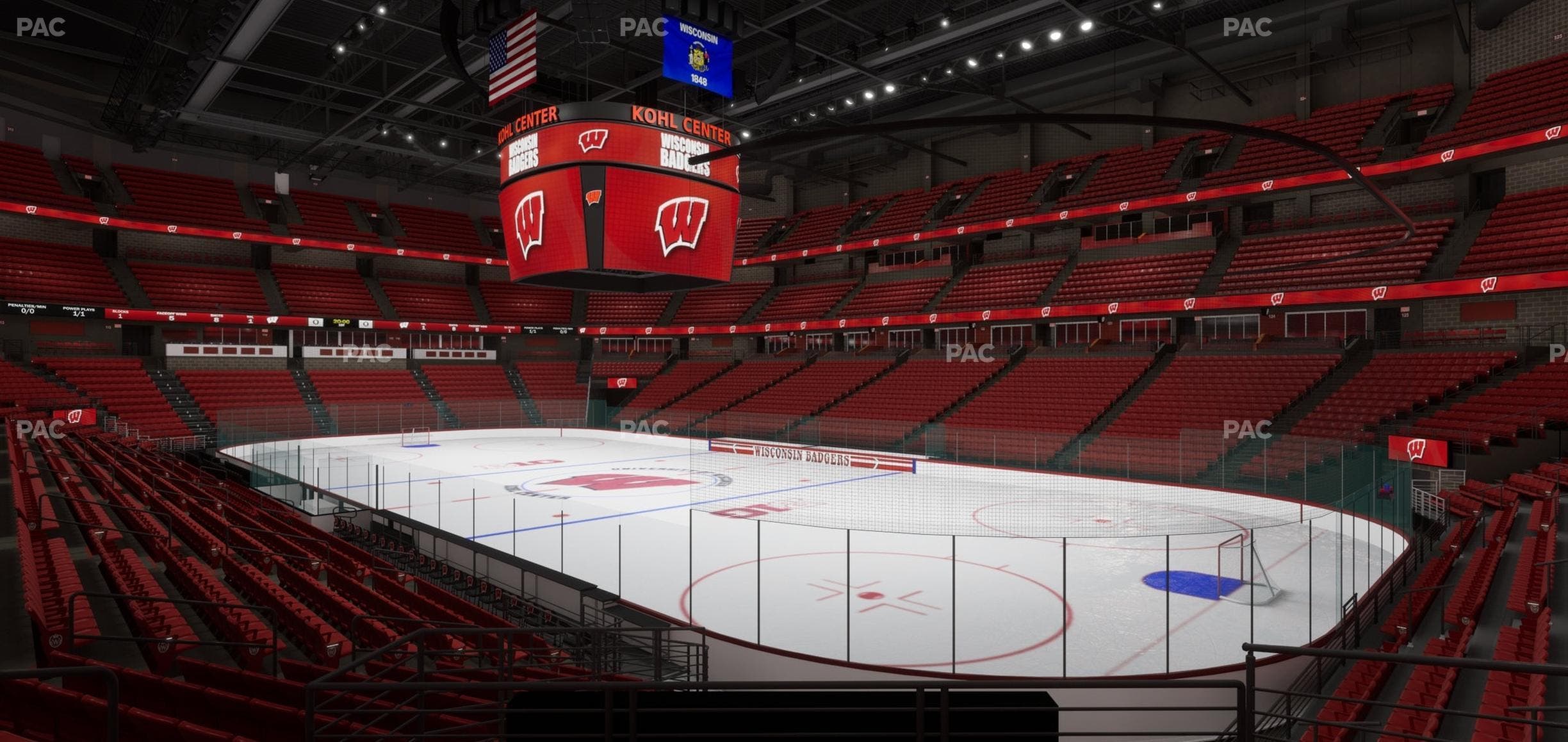 Kohl Center - Section 104 Seat View