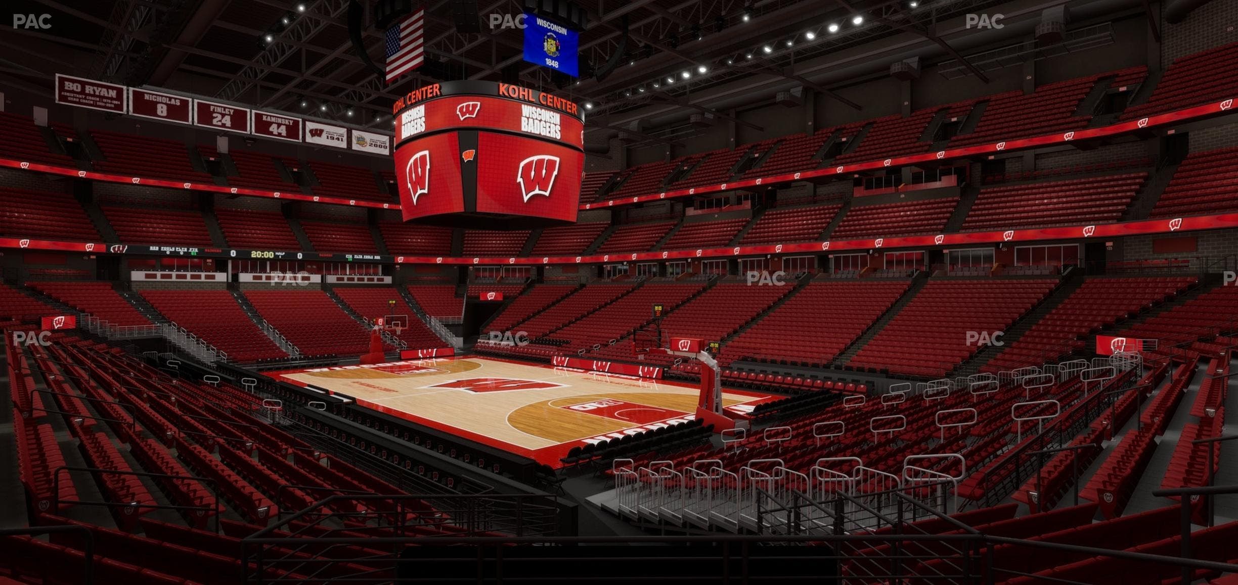 Kohl Center - Section 104 Seat View