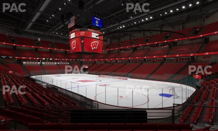Kohl Center - Section 104 Seat View