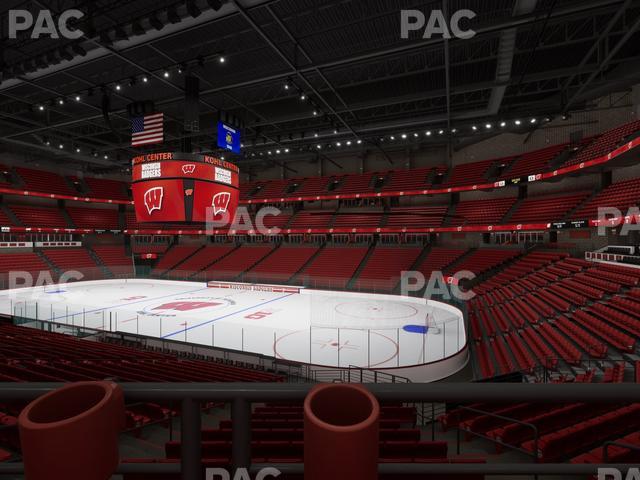 Kohl Center - Section 105 Wc Seat View