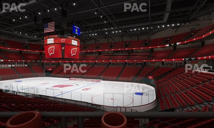 Kohl Center - Section 105 Wc Seat View