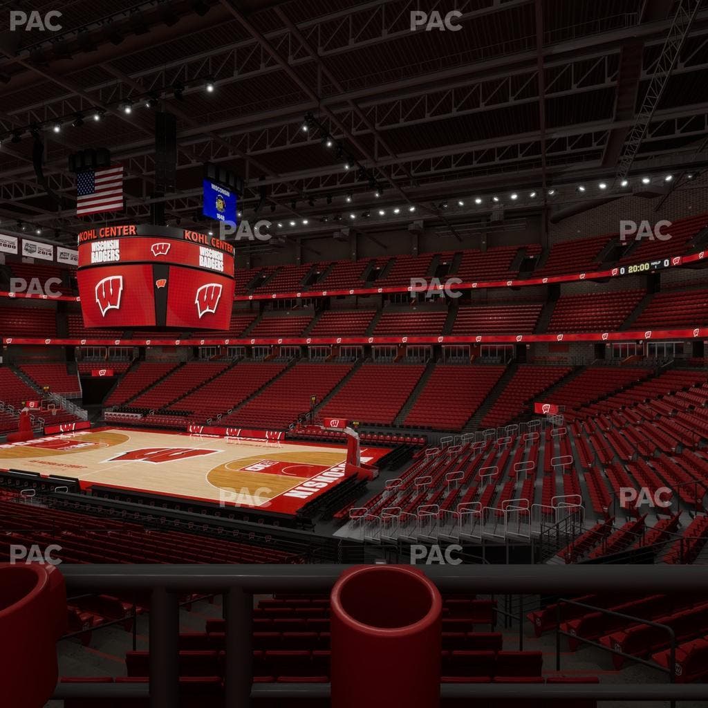 Kohl Center - Section 105 Wc Seat View