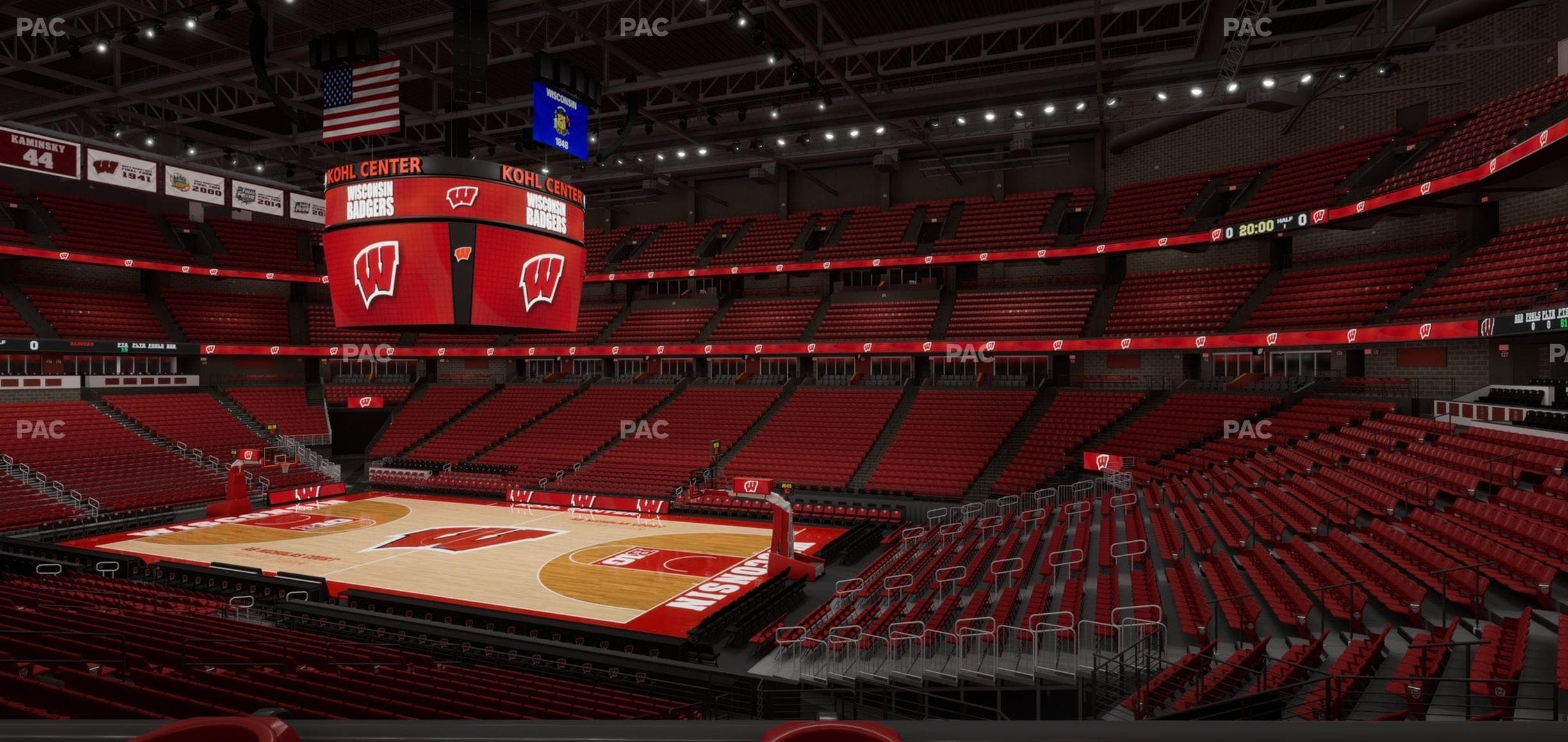 Kohl Center - Section 105 Wc Seat View