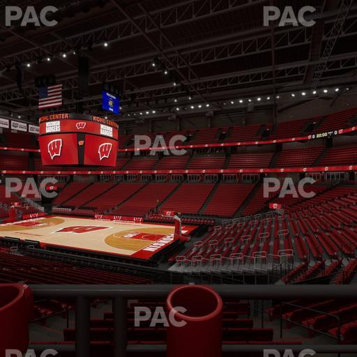 Kohl Center - Section 105 Wc Seat View