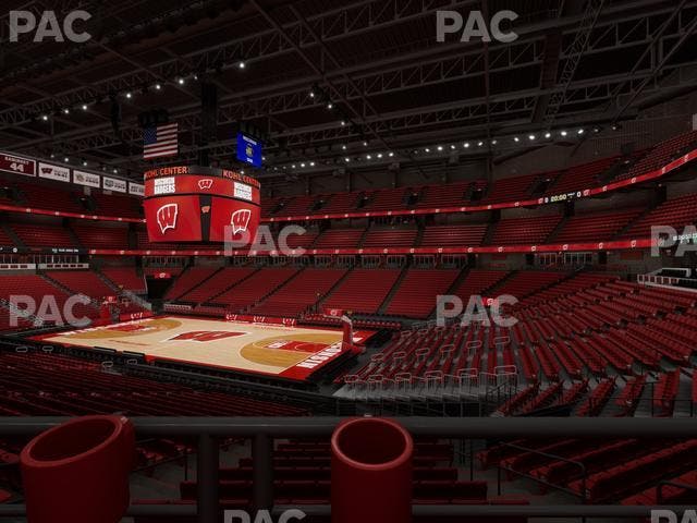 Kohl Center - Section 105 Wc Seat View