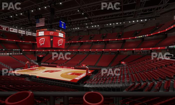 Kohl Center - Section 105 Wc Seat View