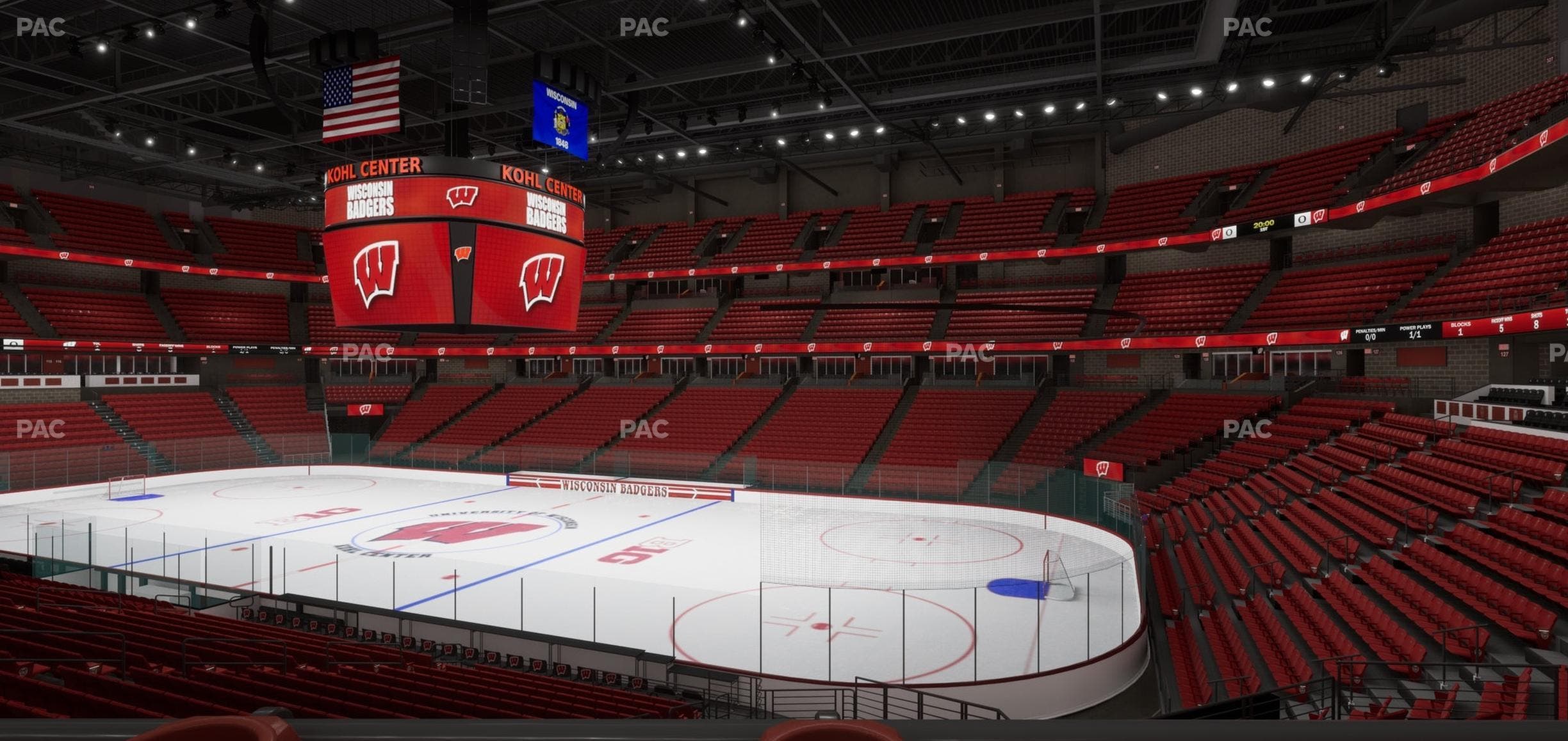 Kohl Center - Section 105 Seat View
