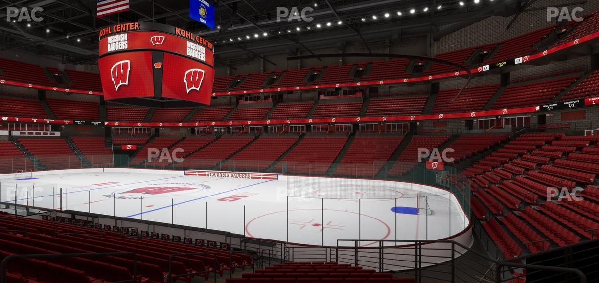 Kohl Center - Section 105 Seat View