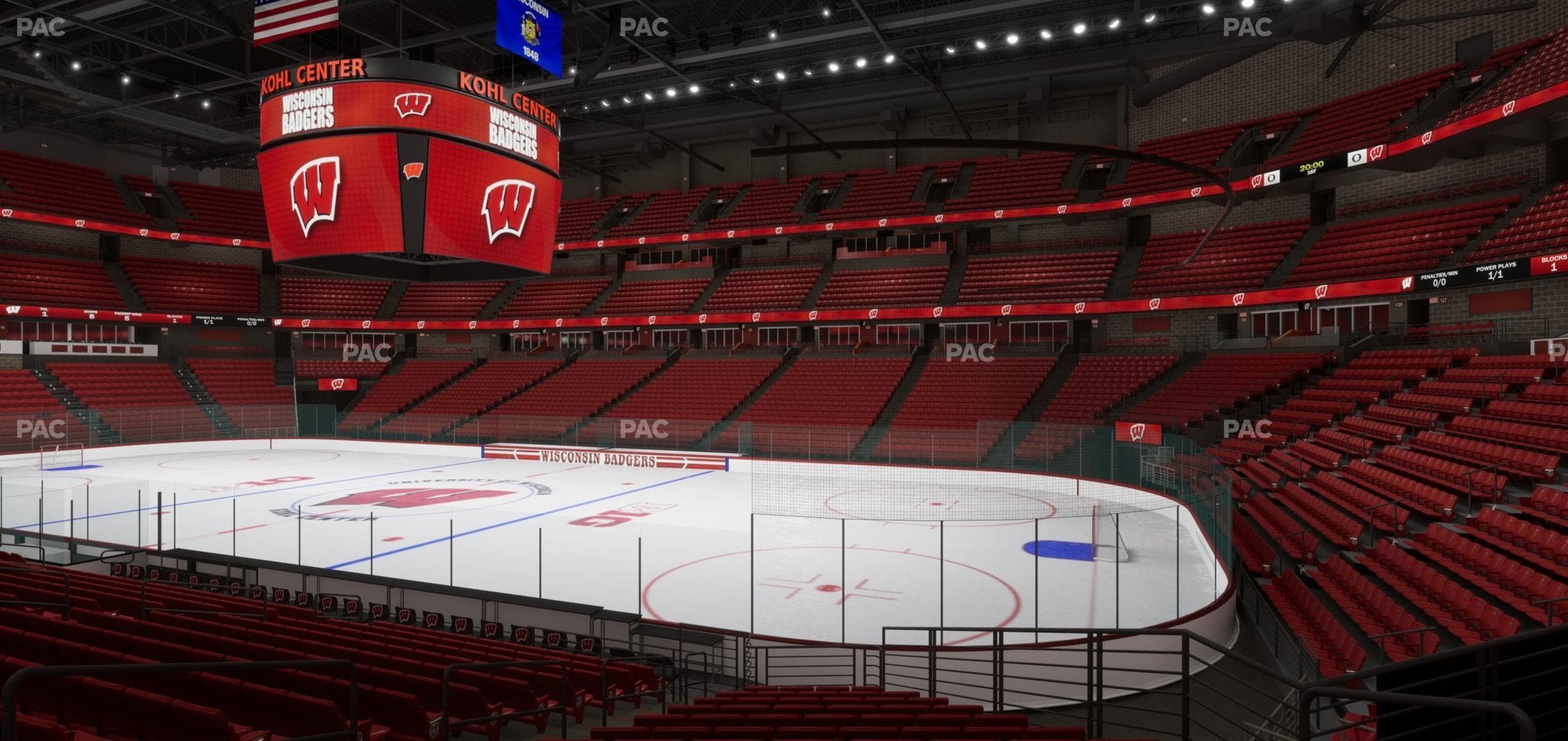 Kohl Center - Section 105 Seat View