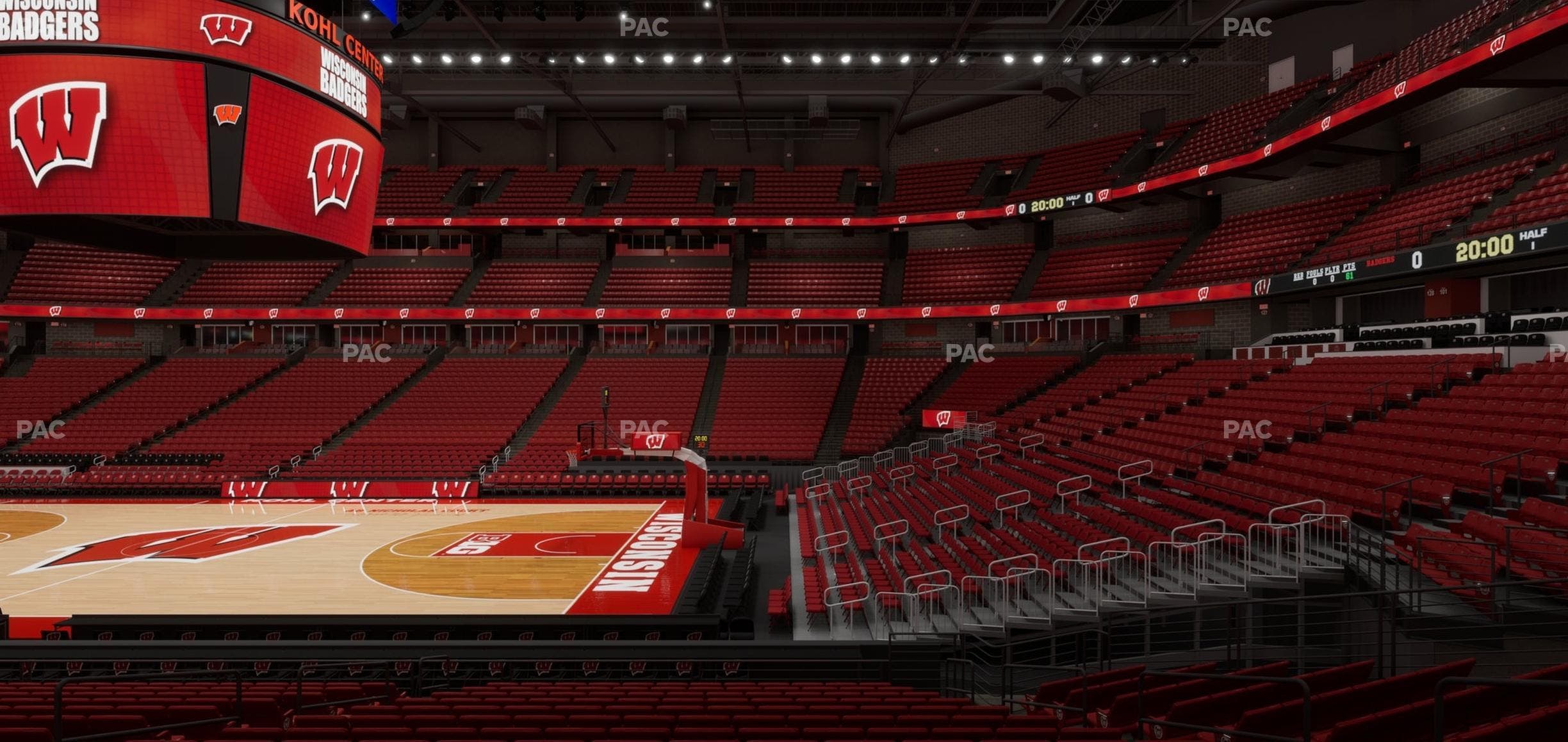 Kohl Center - Section 106 Seat View