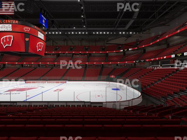 Kohl Center - Section 106 Seat View