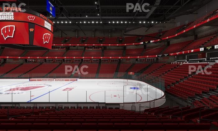 Kohl Center - Section 106 Seat View