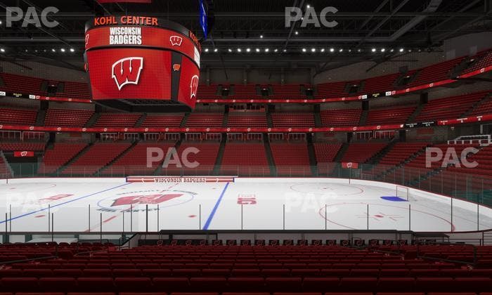 Kohl Center - Section 107 Seat View
