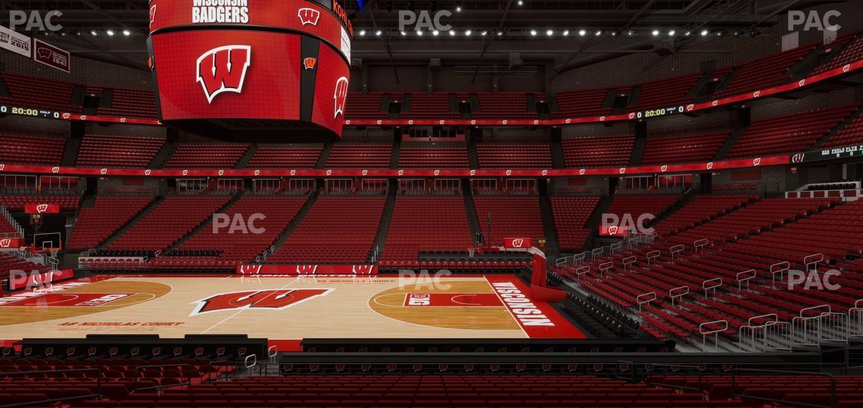 Kohl Center - Section 107 Seat View