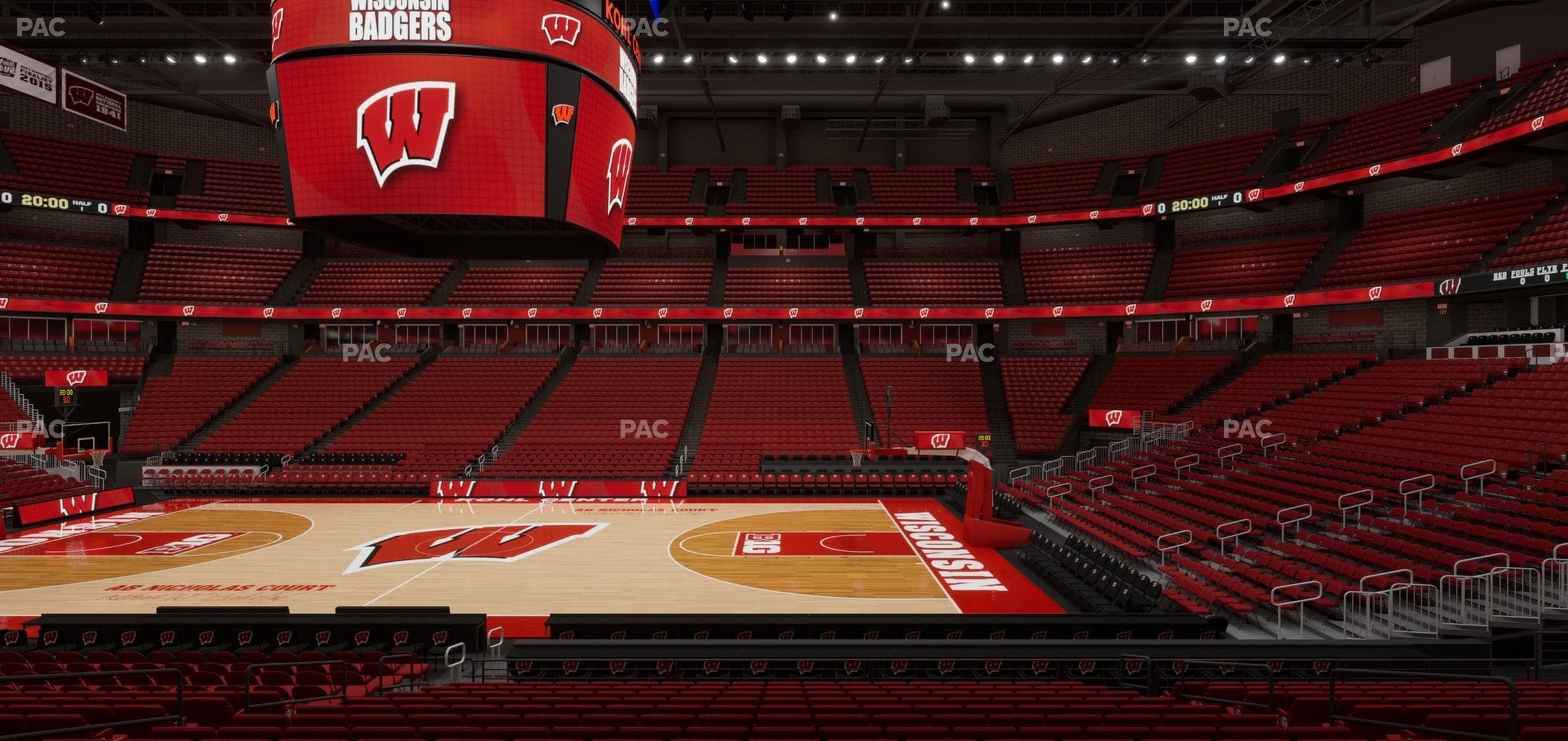 Kohl Center - Section 107 Seat View