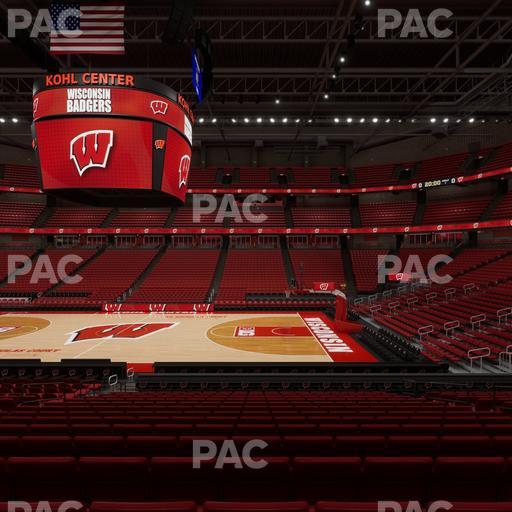 Kohl Center - Section 107 Seat View