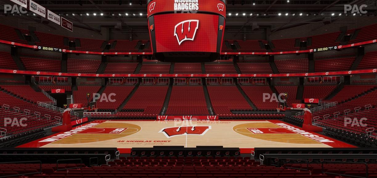 Kohl Center - Section 108 Seat View