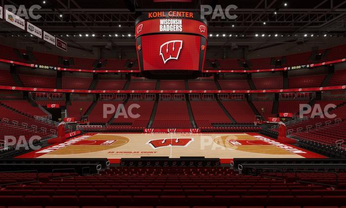 Kohl Center - Section 108 Seat View