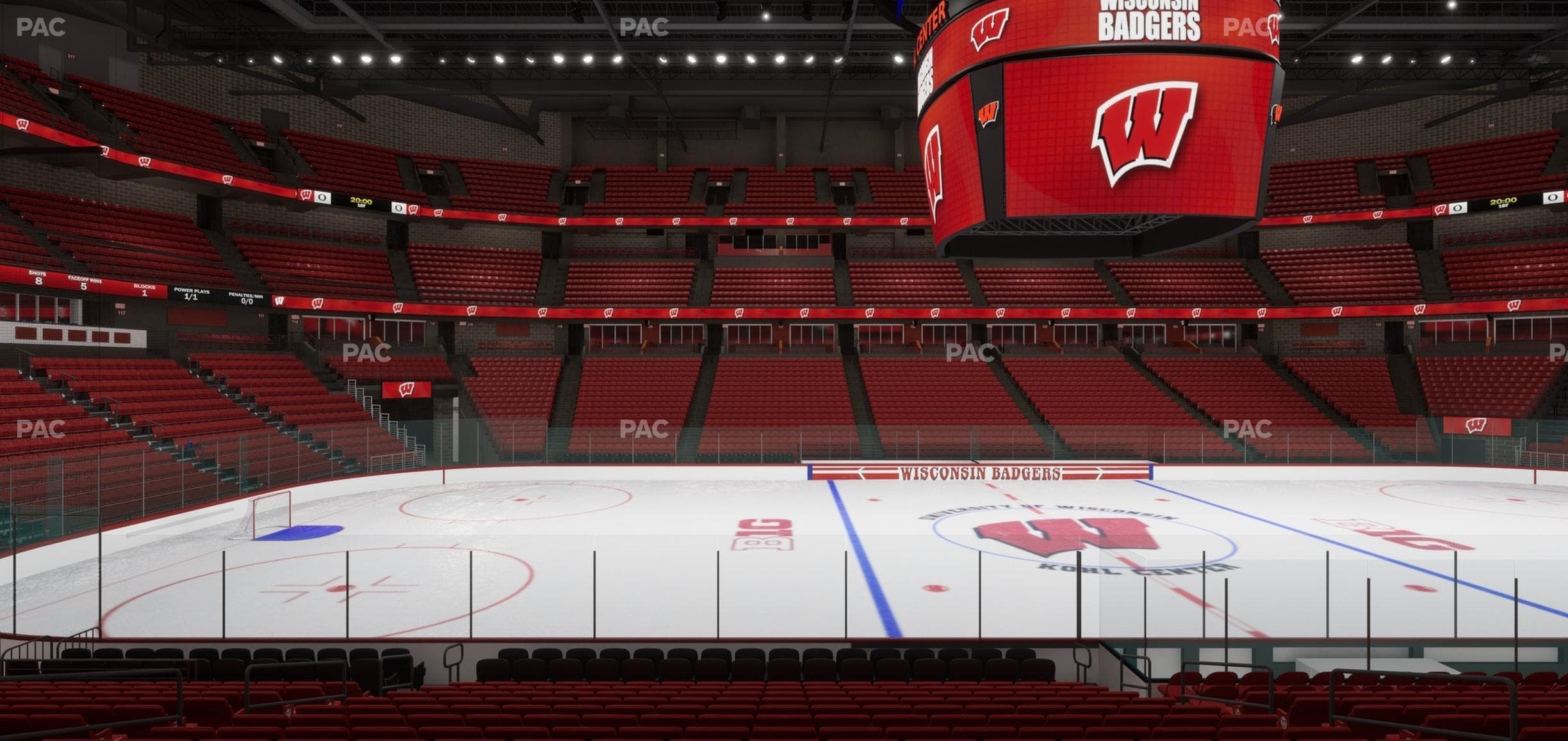 Kohl Center - Section 109 Seat View