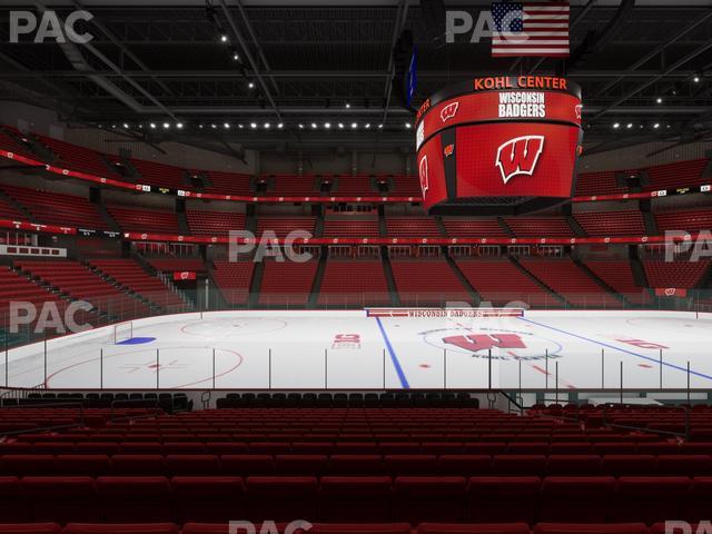 Kohl Center - Section 109 Seat View
