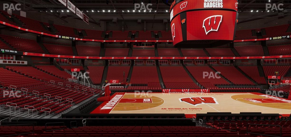 Kohl Center - Section 109 Seat View