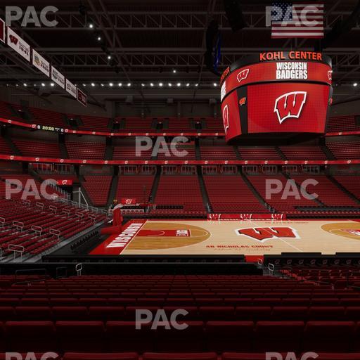 Kohl Center - Section 109 Seat View