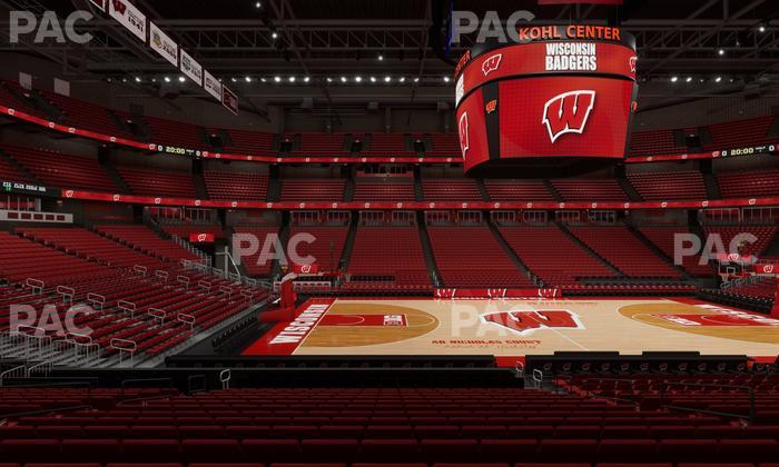 Kohl Center - Section 109 Seat View