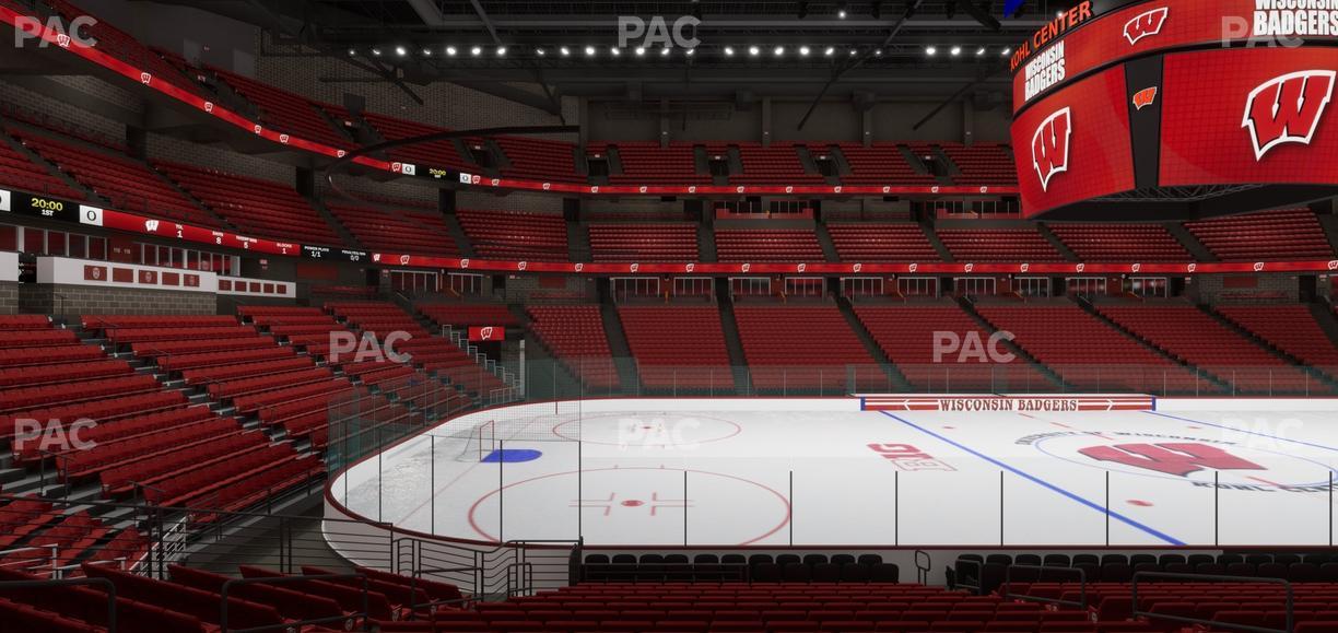 Kohl Center - Section 110 Seat View