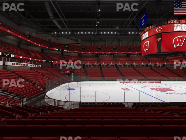 Kohl Center - Section 110 Seat View