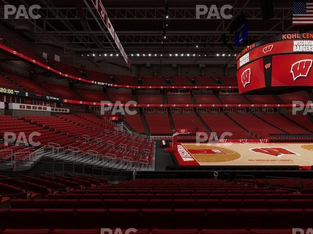 Kohl Center - Section 110 Seat View