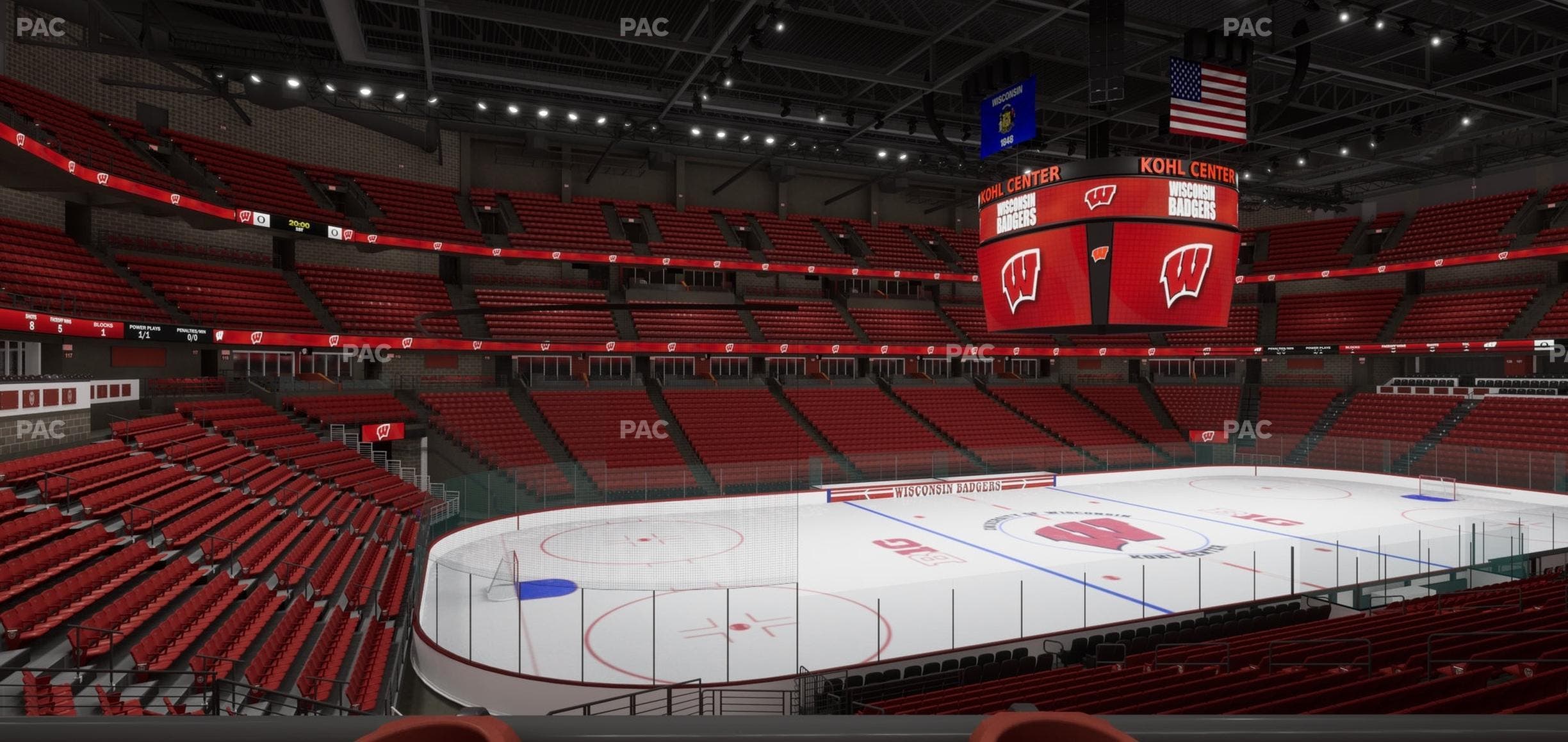 Kohl Center - Section 111 Wc Seat View