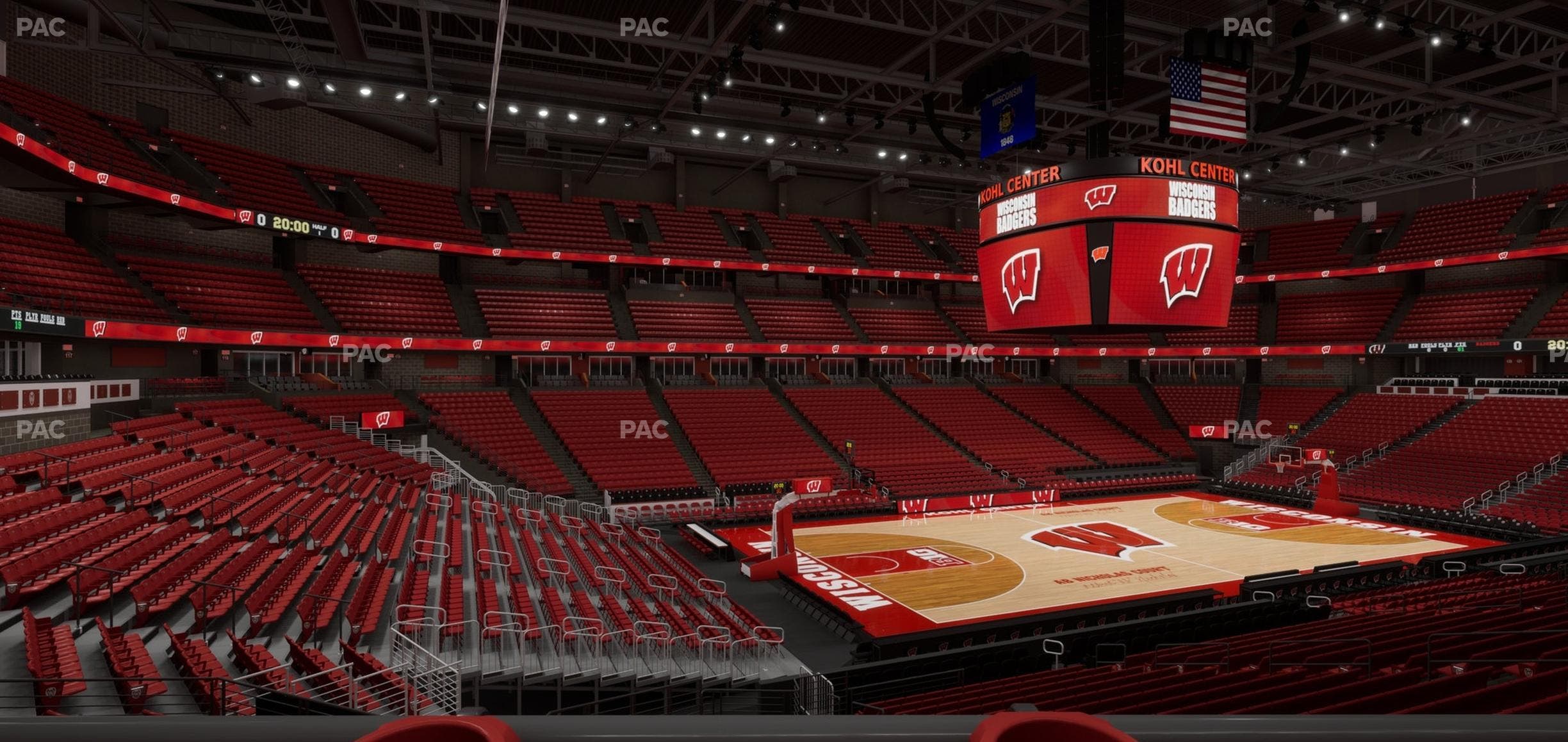 Kohl Center - Section 111 Wc Seat View