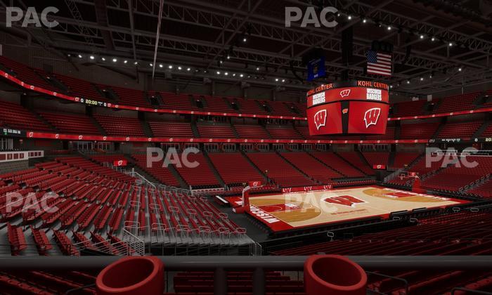 Kohl Center - Section 111 Wc Seat View