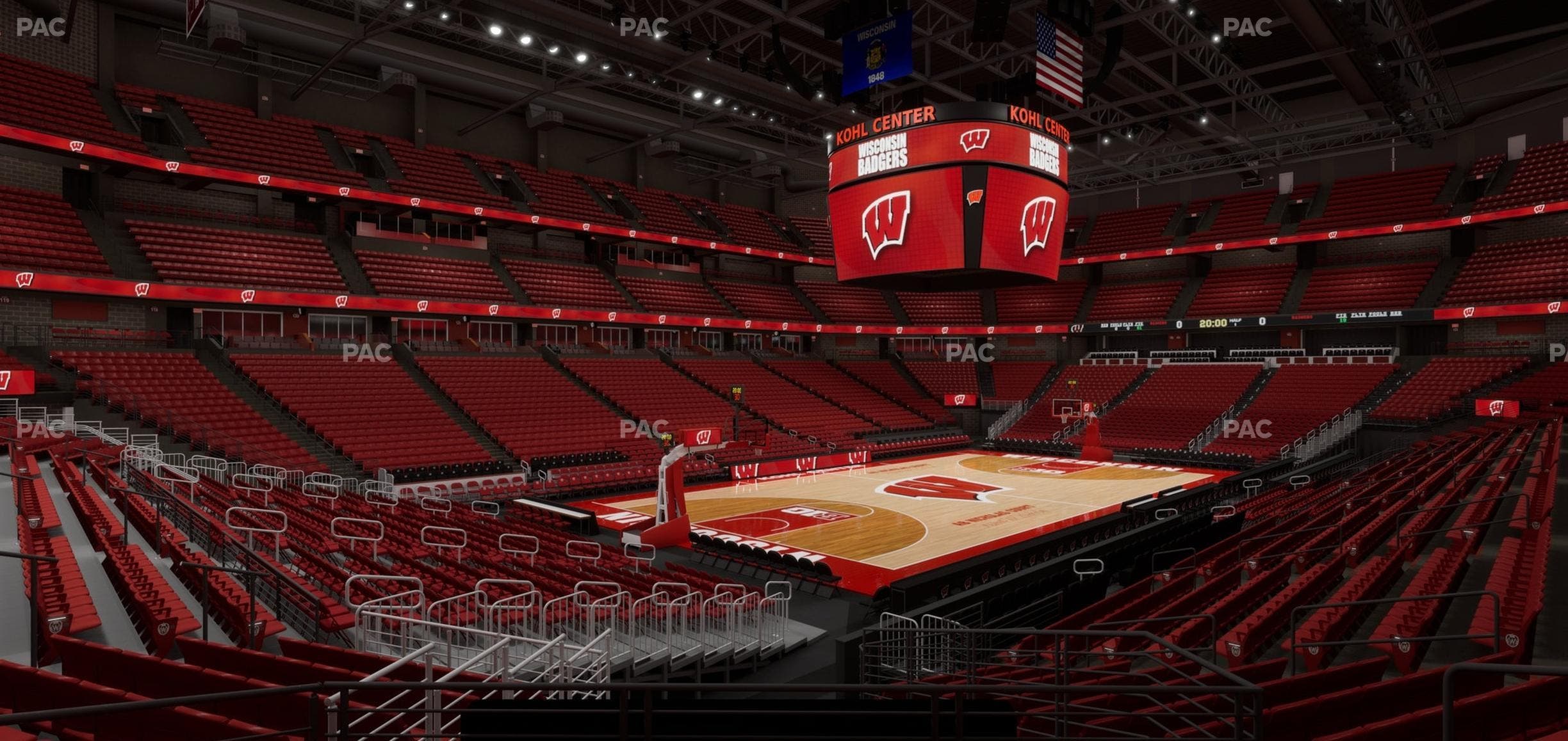 Kohl Center - Section 112 Seat View