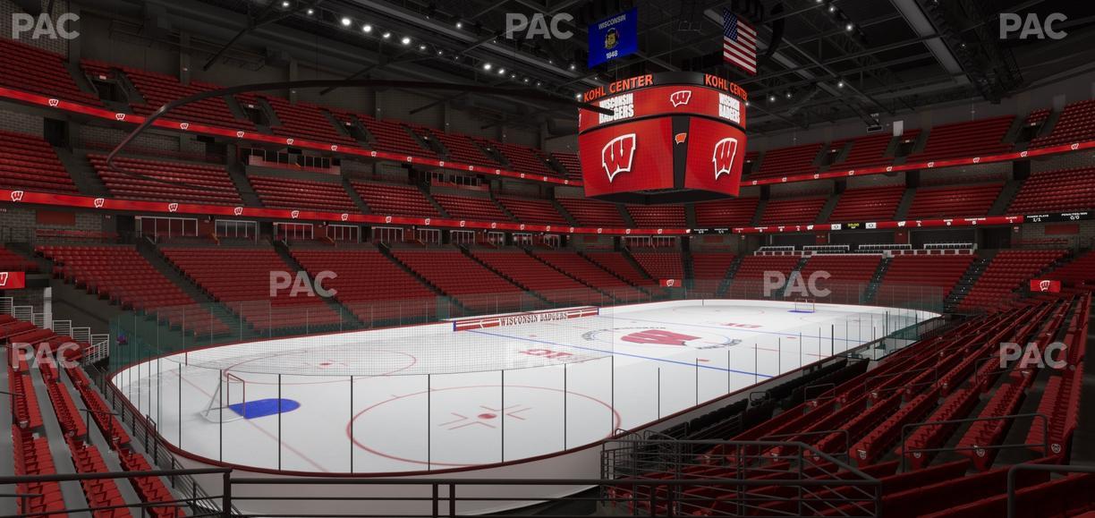 Kohl Center - Section 112 Seat View