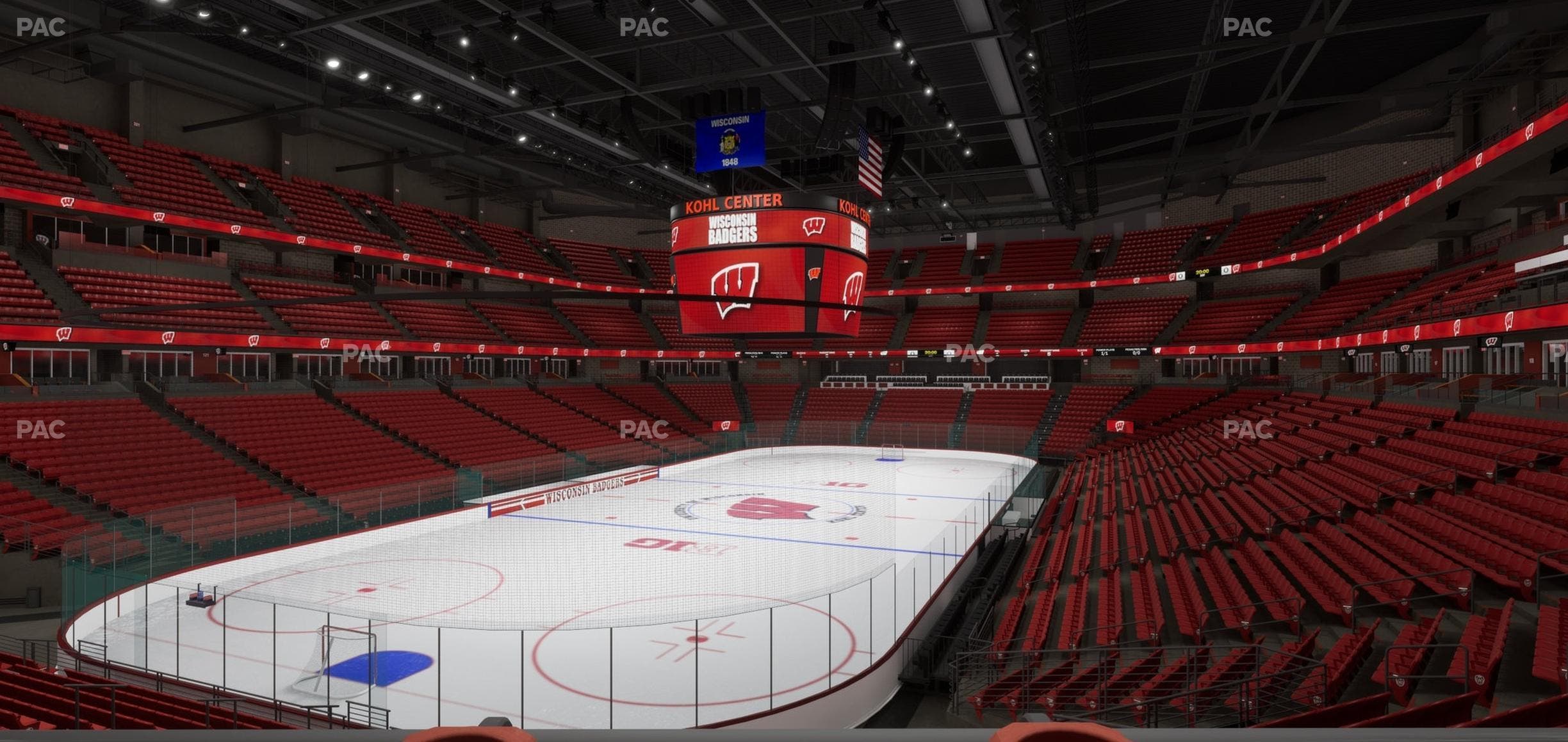 Kohl Center - Section 113 Wc Seat View