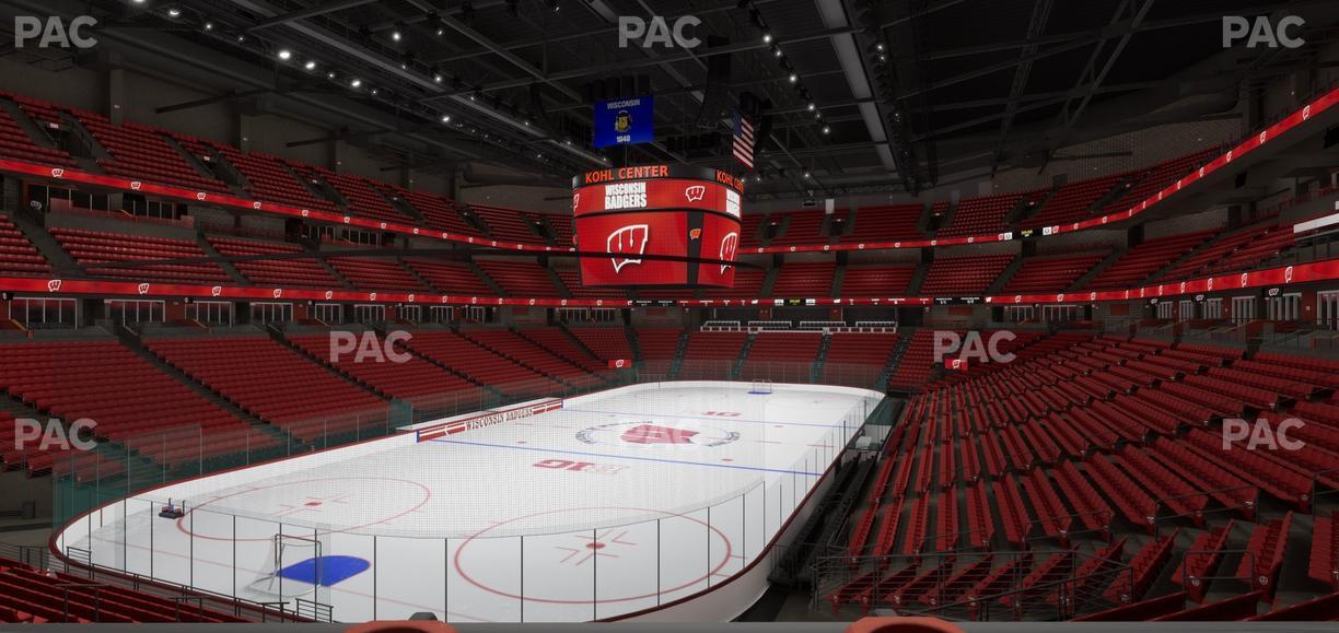 Kohl Center - Section 113 Wc Seat View