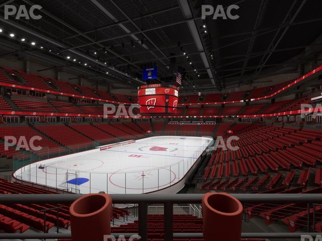 Kohl Center - Section 113 Wc Seat View